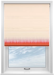 Petal & Block Monsoon Mist, Sunset - Roman Blind